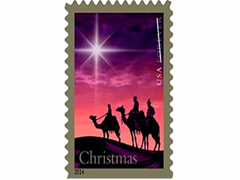 Forever Stamps 2014 Christmas Magi – Holiday Celebration, First-Class Postage