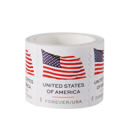 Forever Stamps 2025 U.S. Flag – Patriotic Symbol, First-Class Postage