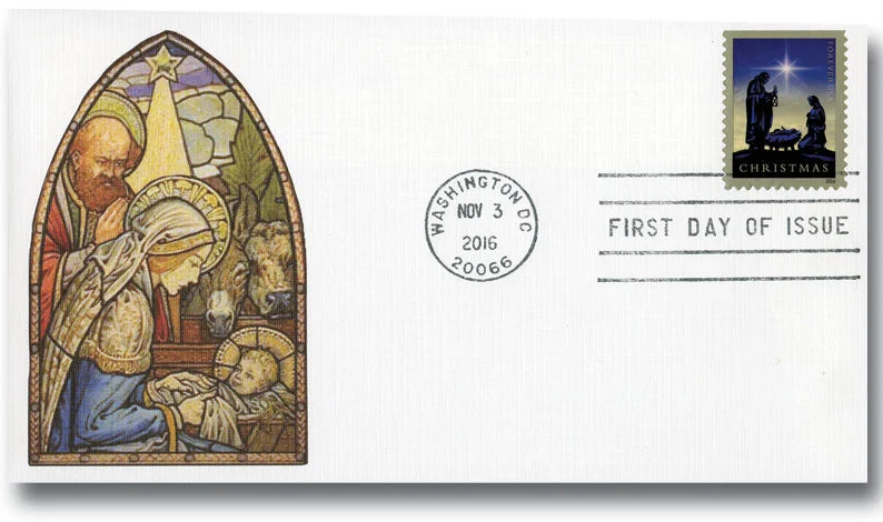 Forever Stamps 2016 Nativity – Traditional Christmas Scene, First-Class Postage