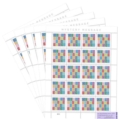Forever Stamps 2021 Mystery Message – Fun Greeting Design, First-Class Postage