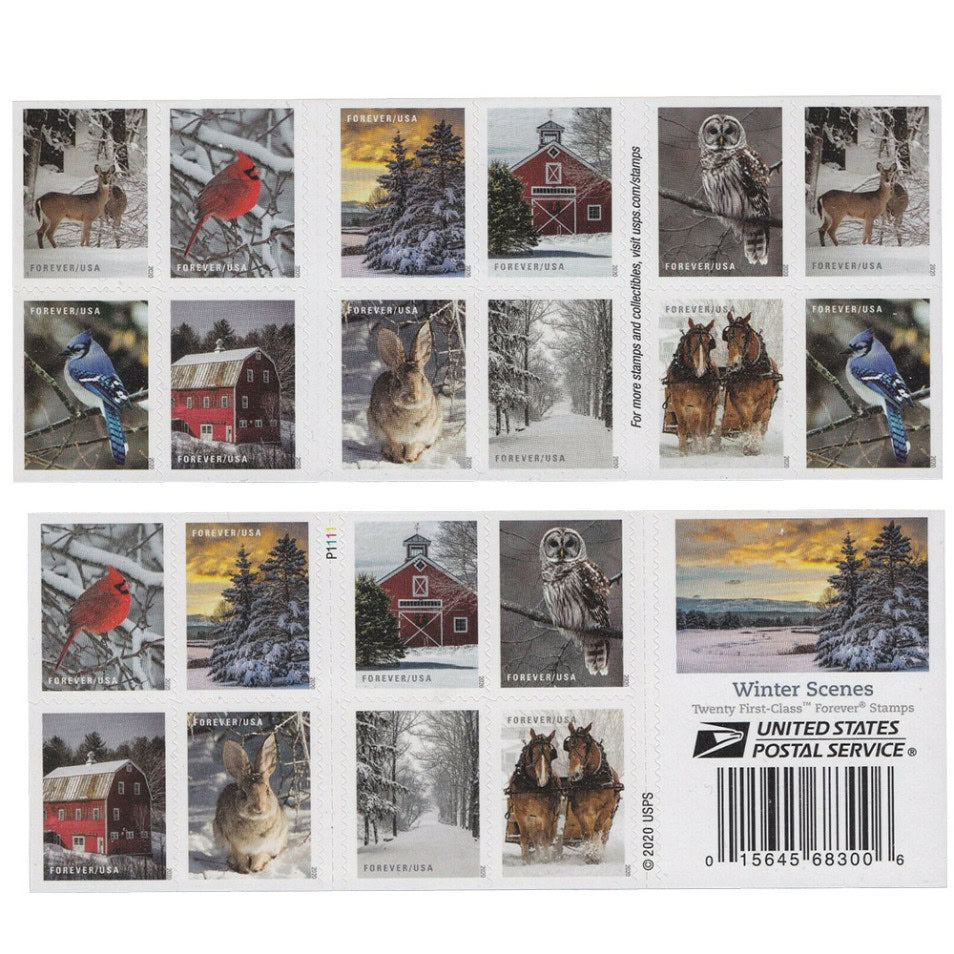 Special Price: $198 Get 1000 Forever Stamps, Various Styles On Sale, can Mail Letters, Envelopes and Others