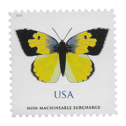 NOT Forever Stamp-$1.27 Stamps 2019 California Dogface Butterfly – Non-Machinable Surcharge, First-Class Rate