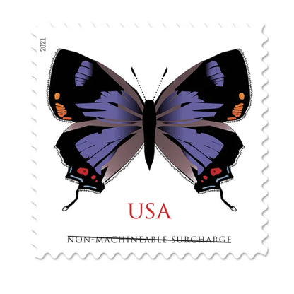 NOT Forever Stamp-$1.27 Stamps 2021 Colorado Hairstreak Butterfly – Non-Machinable Surcharge, First-Class Rate