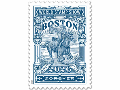 Forever Stamps 2025 Boston World Stamp Show – Philatelic Exhibition, First-Class Postage