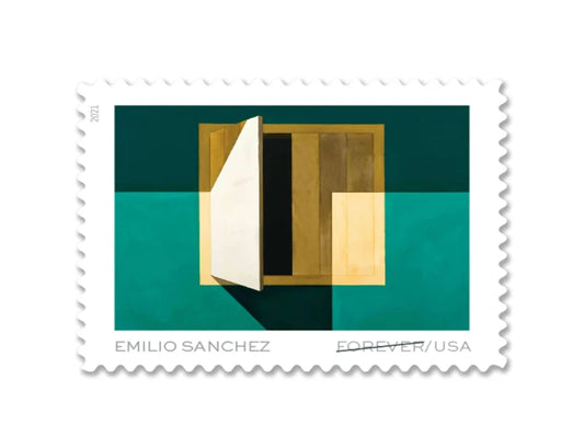Forever Stamps 2021 Emilio Sanchez – Art Collection, Cultural Heritage, First-Class Postage