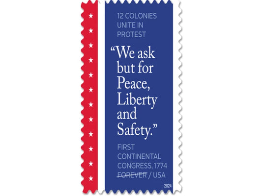 Forever Stamps 2024 First Continental Congress – Commemorative Issue, First-Class Postage