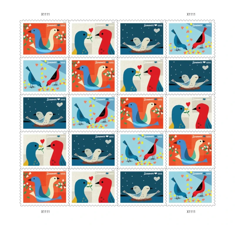 Special Price: $198 Get 1000 Forever Stamps, Various Styles On Sale, can Mail Letters, Envelopes and Others