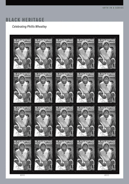 Forever Stamps 2026 Phillis Wheatley – Black Heritage Series, First-Class Postage