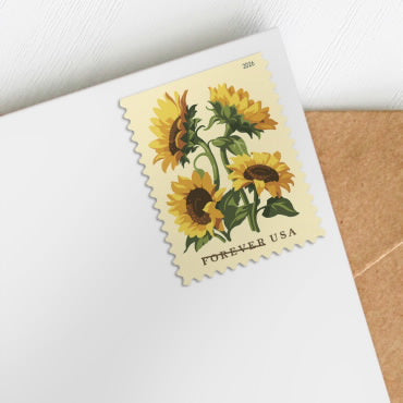 Forever Stamps 2026 Sunflowers – Floral Collection, First-Class Postage